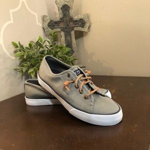 Gray Sperry sneaker shoes